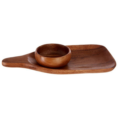 Interiors by Premier Kora 2pc Paddle Dish Serving Set