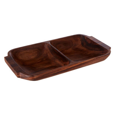 Interiors by Premier Kora Two Section Serving Dish with Handles