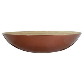 Interiors by Premier Kyoto Round Rose Gold Salad Bowl