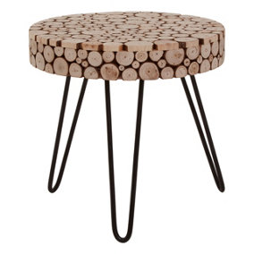 Interiors by Premier Lacuna Round Side Table