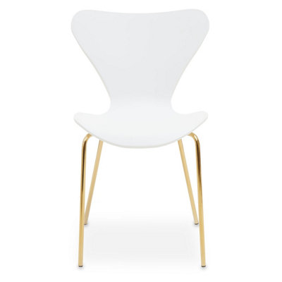 Interiors by Premier Laila Dining Chair with White Seat