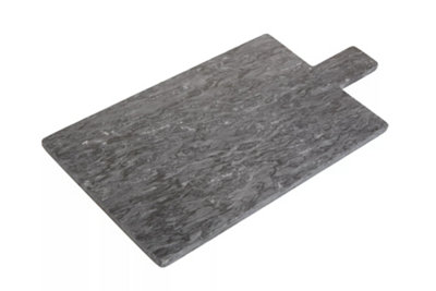 Interiors by Premier Large Black Marble chopping board