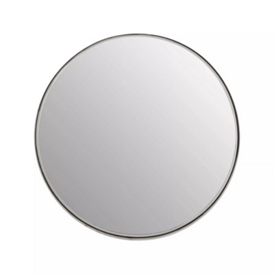 Interiors by Premier Leonov Small Nickel Finish Wall Mirror