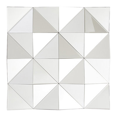 Interiors by Premier Lidia Geometric Square Shaped Wall Mirror