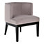 Interiors by Premier Light Grey Velvet Chair, Supportive Backrest Lounge Chair, Velvet Accent Chair