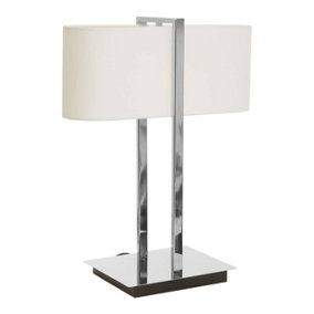 Interiors by Premier Lilian Chrome Finish Table Lamp