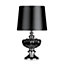 Interiors by Premier Luana Black Ceramic Table Lamp