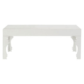 Interiors by Premier Luis White High Gloss Finish Coffee Table