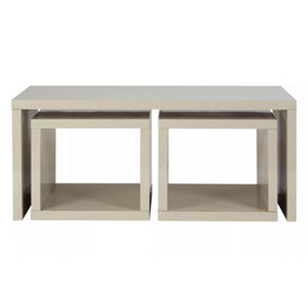Interiors by Premier Madrid Coffee Table With 2 Under Tables