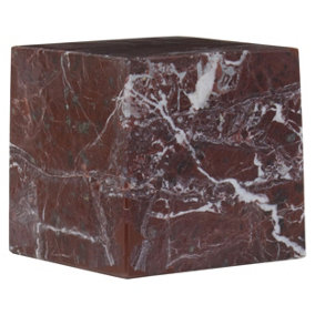 Interiors by Premier Marble Cube Ornament,Durable & Long-lasting Clear Cube Ornament, Easy to Clean Marble Ornament