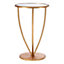 Interiors by Premier Marcia Mirror Top / Gold Frame Side Table
