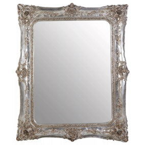 Interiors by Premier Marseille Champagne Baroque Style Wall Mirror