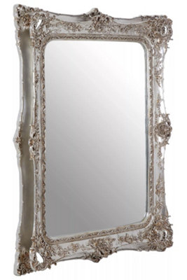 Interiors by Premier Marseille Champagne Baroque Style Wall Mirror