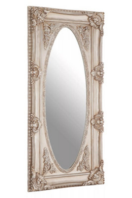 Interiors by Premier Marseille Champagne Oval Border Wall Mirror