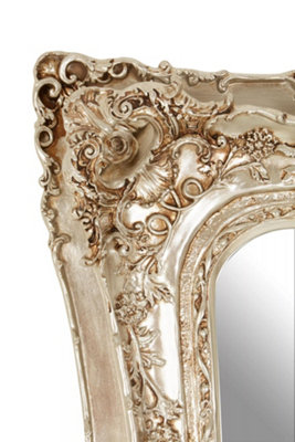 Interiors by Premier Marseille Champagne Rectangular Wall Mirror