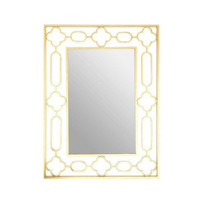 Interiors by Premier Merlin Gold Leaf Wall Mirror