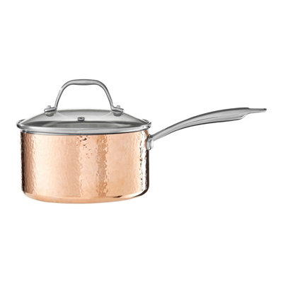 Interiors by Premier Minerva Medium Hammered Saucepan