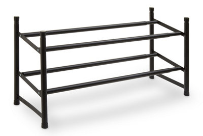 Interiors By Premier Minimal Two Tier Shoe Rack, Functional Shoe Drawer ...