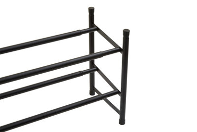 Interiors By Premier Minimal Two Tier Shoe Rack, Functional Shoe Drawer ...