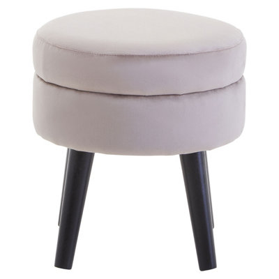 Small velvet outlet stool