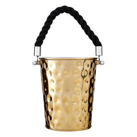 Interiors by Premier Miressa Small Gold Finish Party Bucket