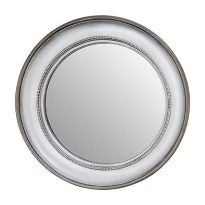 Interiors by Premier Mirrored Glass Round Wall Mirror