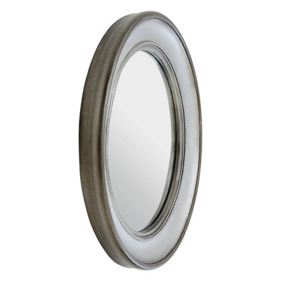Interiors by Premier Mirrored Glass Round Wall Mirror