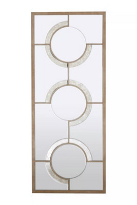 Interiors By Premier Modern Design Wall Mirror, Mid Century Hallway Mirror, Elegant Modern Mirror, Detailed Large Hallway Mirror