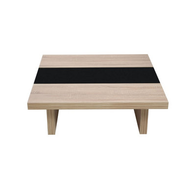Interiors by Premier Modern Style Coffee Table, Natural Wood Coffee Table With High Gloss Finish, Wooden Coffee Table For Home