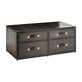 Interiors by Premier New Croc 4 Drawers Storage Trunk