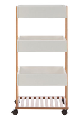 Interiors by Premier Nostra 4 Tier Storage Trolley