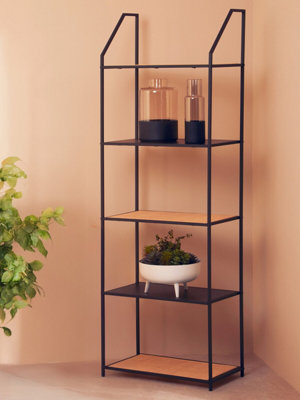 Interiors By Premier Open And Functional Storage Five Tier Shelf Unit ...