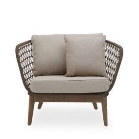 Grey garden chairs online b&q