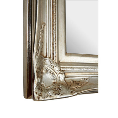 Interiors By Premier Ornate Acanthus Leaf Wall Mirror,Decorative Accent Piece For Hallway,Detailed Carved Rectangular Mirror