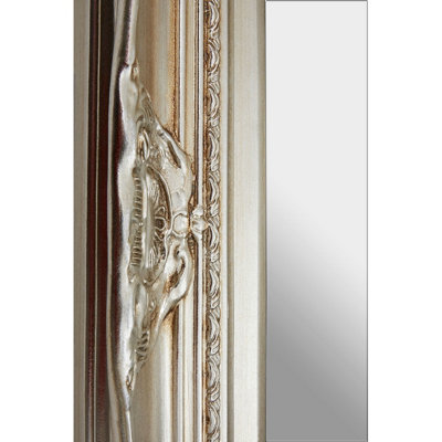 Interiors By Premier Ornate Acanthus Leaf Wall Mirror,Decorative Accent Piece For Hallway,Detailed Carved Rectangular Mirror