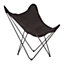 Interiors by Premier Papillon Black Butterfly Chair