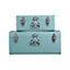 Interiors by Premier Parley Set of two Green Storage Trunks