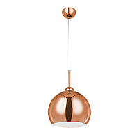 Interiors by Premier Pendant Light with Copper Finish