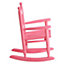 Interiors by Premier Pink Rocking Chair, Non-Harmful Children's Chair, Easy to Balance Kiddie Chair, Adjustable Playroom Chair