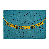 Interiors by Premier Please Leave by 9pm Doormat