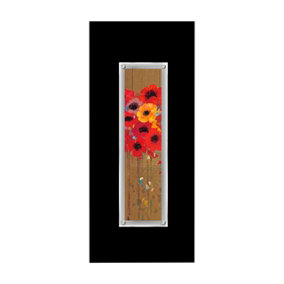 Interiors by Premier Poppies 2 Tall Framed Wall Art