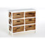 Interiors by Premier Portsmouth 6 Drawers Unit