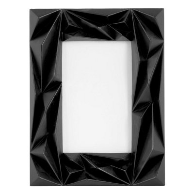 Interiors by Premier Prisma Black 4in x 6in Photo Frame