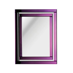 Interiors by Premier Purple Deco Mirror
