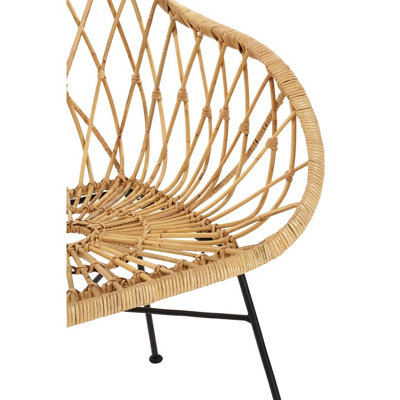 Interiors by Premier Rattan Chair, Easy to Clean Outdoor Chair ...