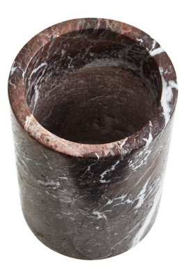 Interiors by Premier Red Marble Wine Cooler, Long-lasting Outdoor Ice Bucket, Easy to Assemble Outdoor Bucket