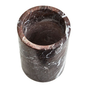 Interiors by Premier Red Marble Wine Cooler, Long-lasting Outdoor Ice Bucket, Easy to Assemble Outdoor Bucket