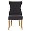 Interiors by Premier Regents Park Grey Linen Dining Chair