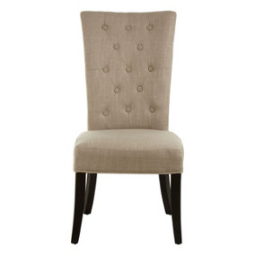 Interiors by Premier Regents Park Natural Linen Mix Dining Chair
