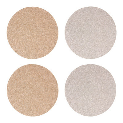 Interiors by Premier Reversible Gold and Silver Glitter Placemats DIY